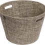 Aduro Holzkorb Proline Khaki Melange, Ø 45 cm, aus PET-Material mit Tragegriffen.