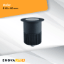 ENOVALITE LED Gartenstrahler, 6er Set, warmweiß, Bodeneinbaustrahler für Garten und Wege.