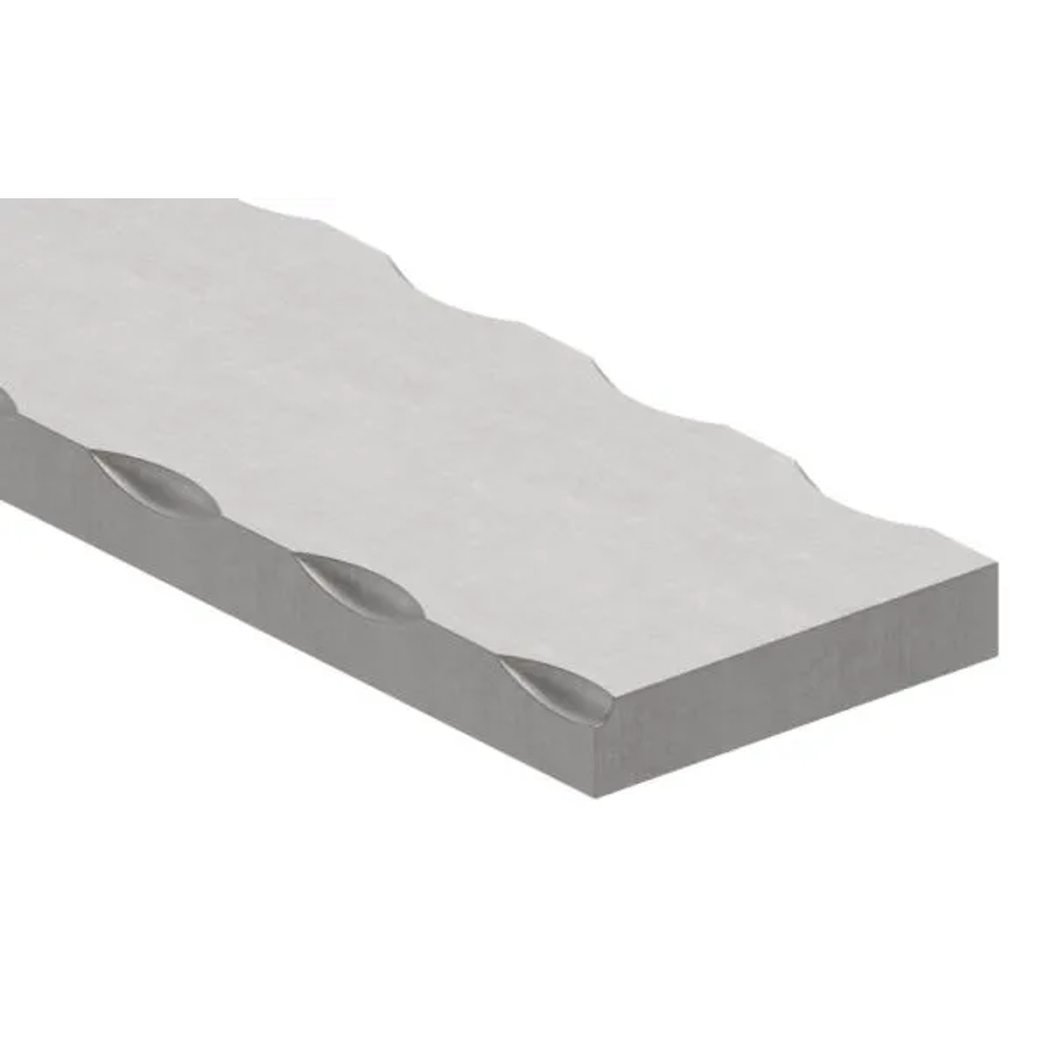 FeNau Flacheisen 50x10 mm Bandstahl 3m S235JR Warmgewalzt Geländerbau