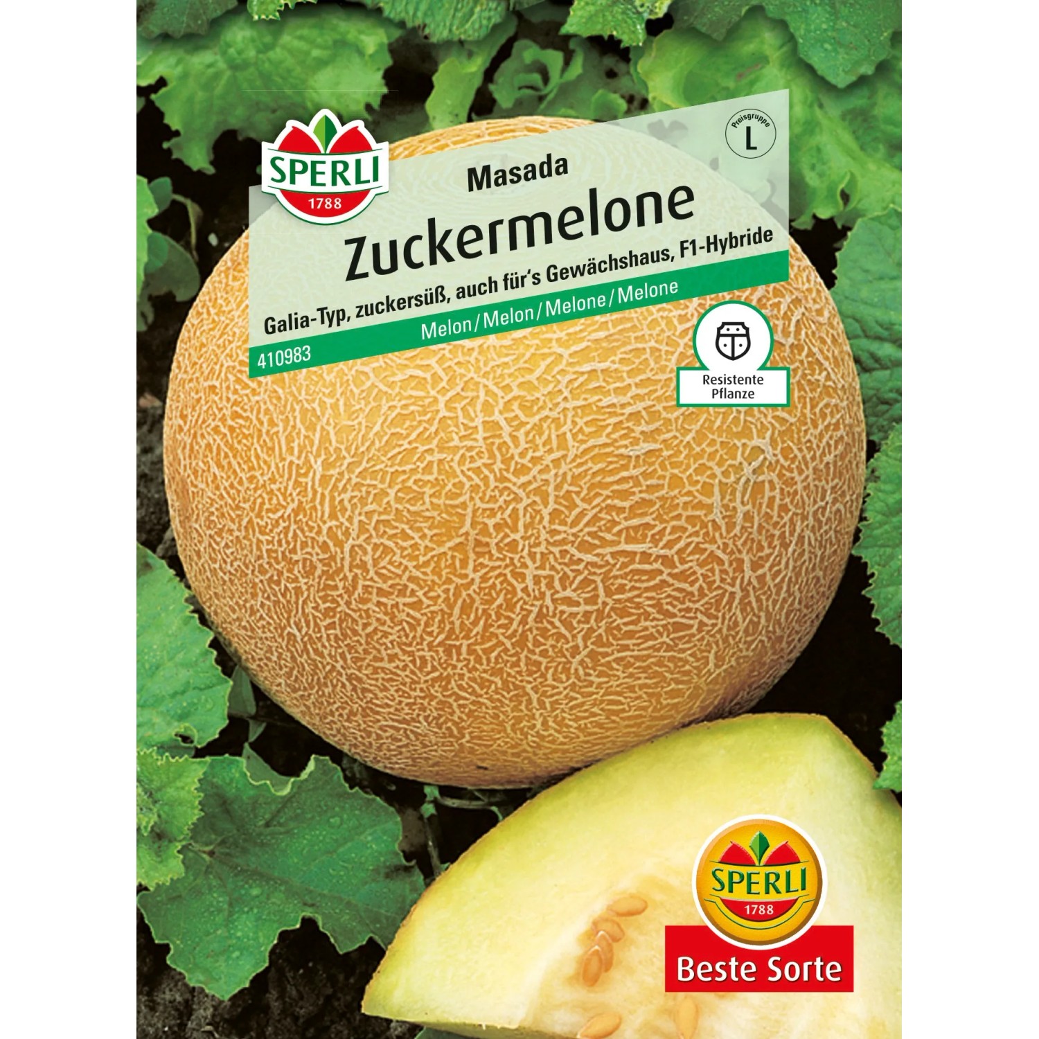 Sperli Zuckermelone F1 Galia-Typ "Masada" 5 - 7 Stück