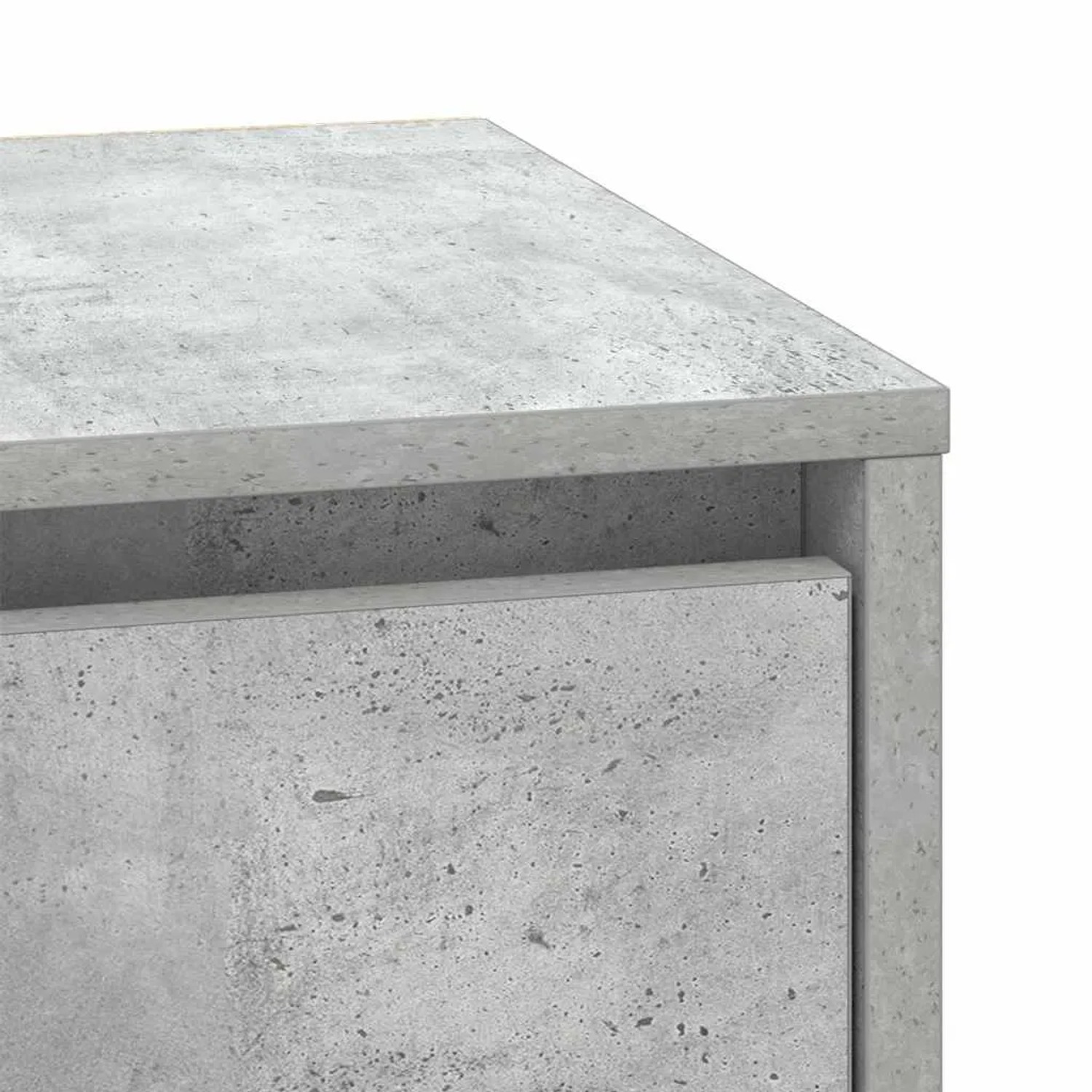 vidaXL Nachttisch mit Betongrau 39 x 34,5 x 50 cm Holzwerkstoff 869616_9