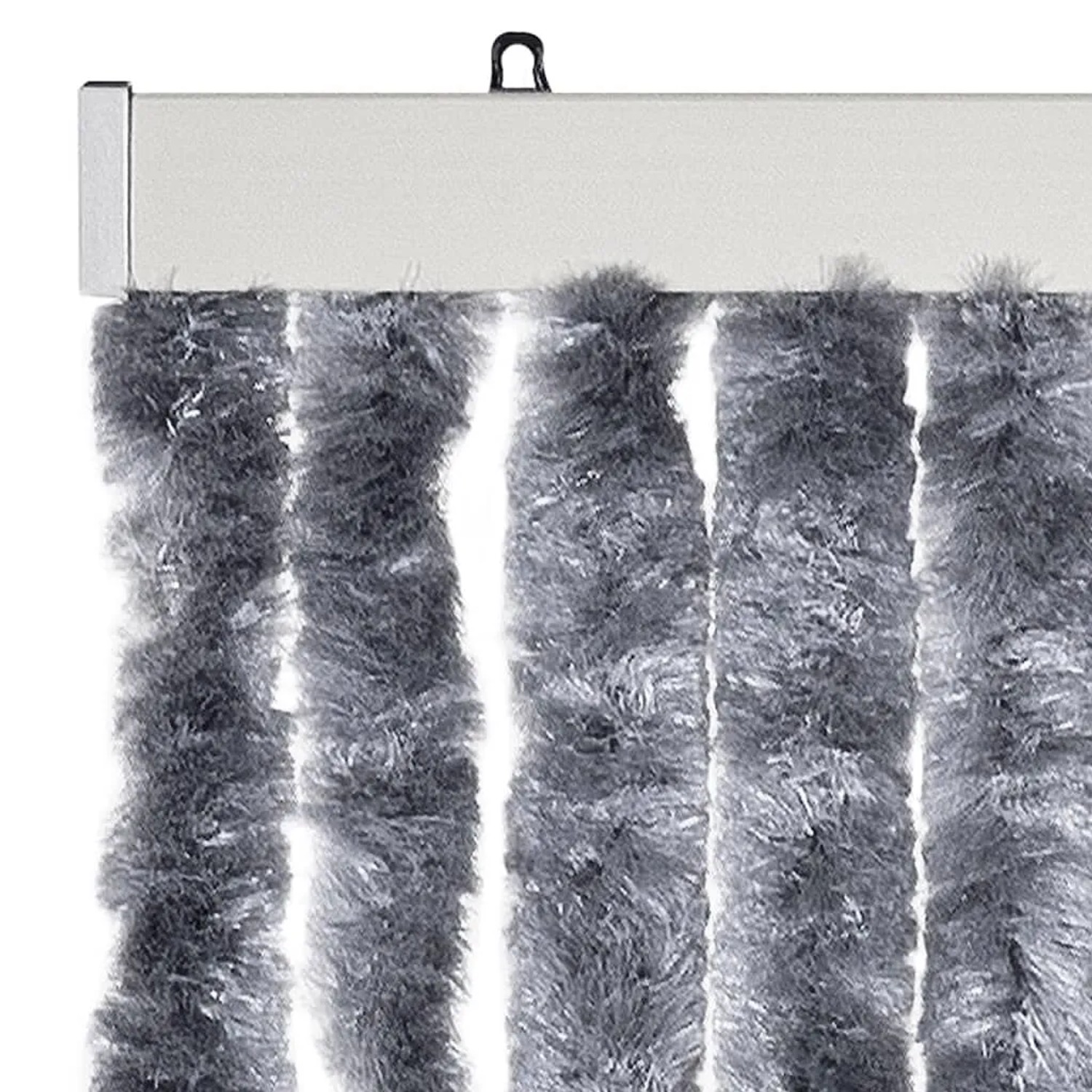 vidaXL Insektenschutz-Vorhang Silbern 90x200 cm Chenille 315139_4