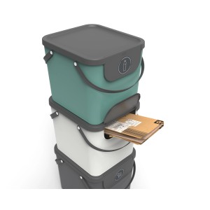 Rotho Recycling-Müllsystem Albula 40 l Weiß