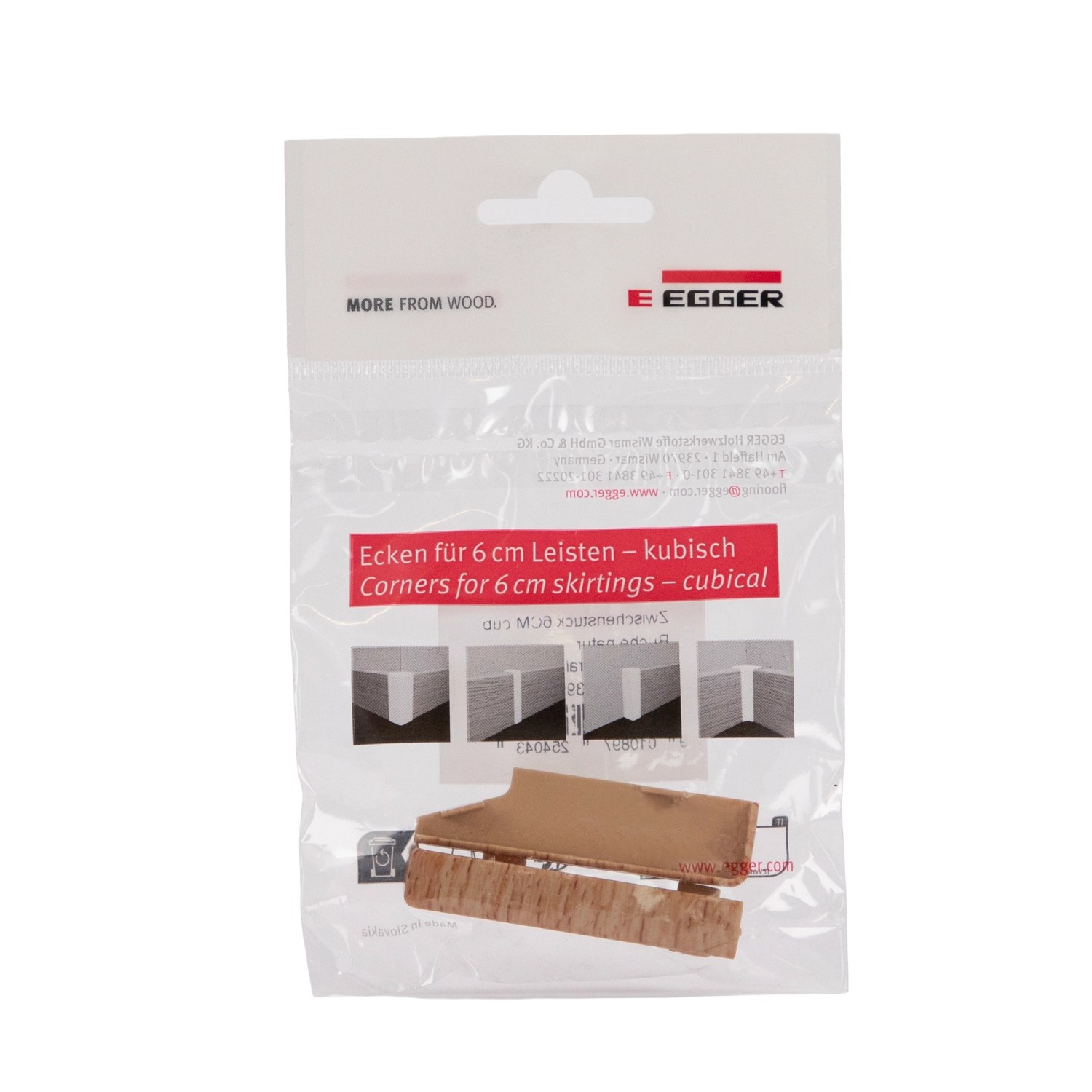 Egger Zwischenstück 6 cm Buche Natur 2 Stück günstig online kaufen