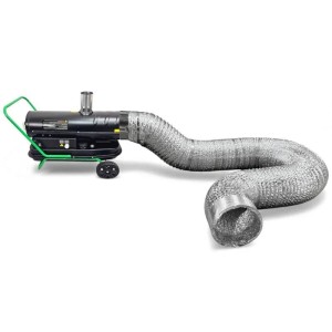 ViMa24 DT-20Di Indirekte Heizkanone Ölheizgebläse 20 kW Inkl. 10 m Lufttransportschlauch