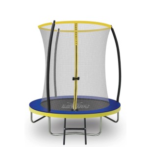 Zero Gravity Trampolin Outdoor 183cm TÜV GS Smartes Klappnetz mit Leiter