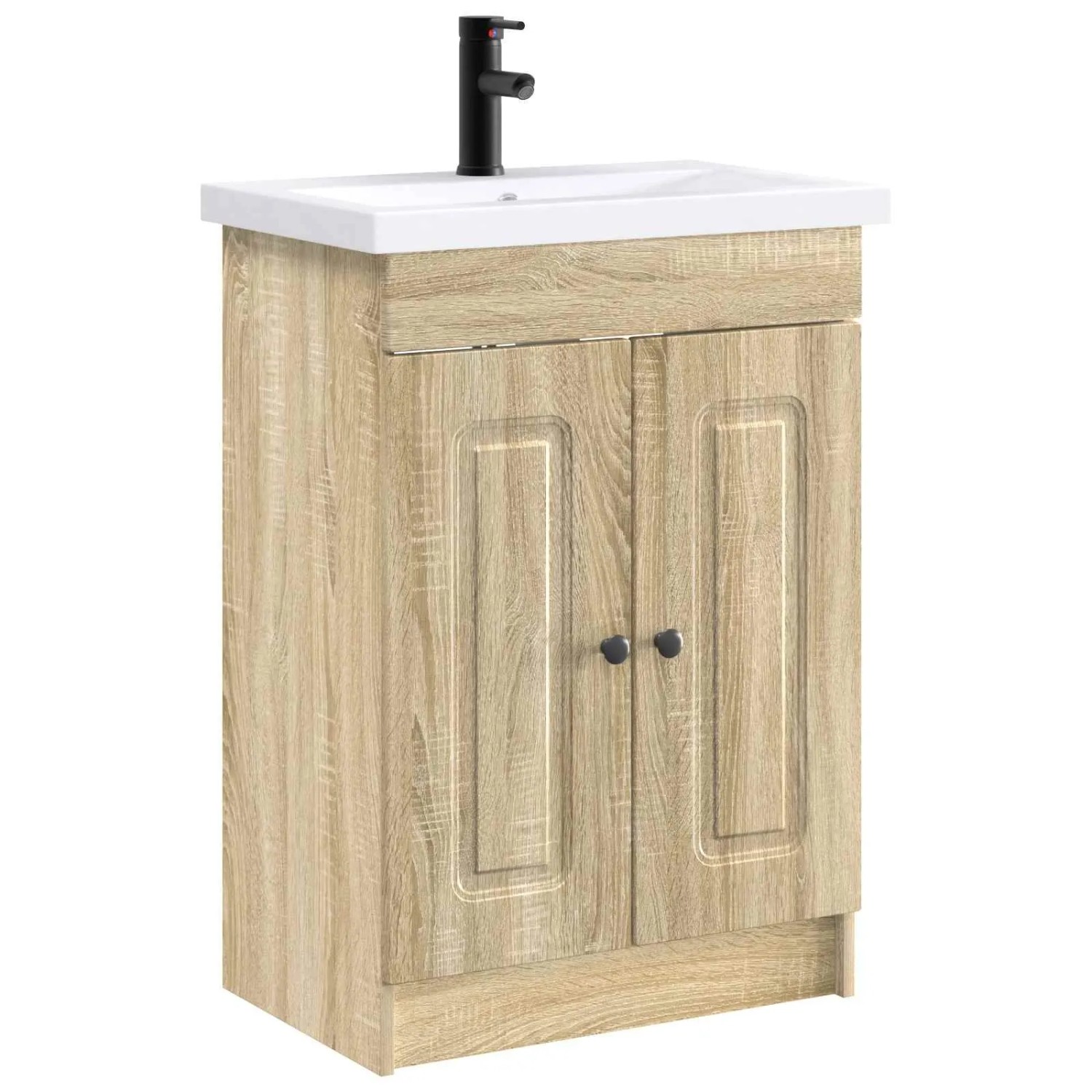 vidaXL Badezimmermöbel-Set Sonoma-Eiche 78,5 x 37,5 x 81 cm 3404176