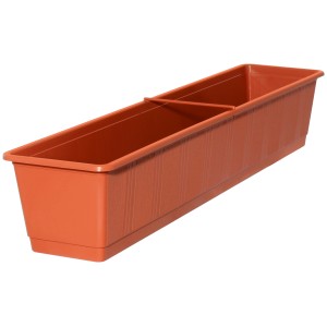 schwarze blumenkästen Liva schwarz Balkonblumenkasten 60 / 80 / 100 cm – Balconyliving.de