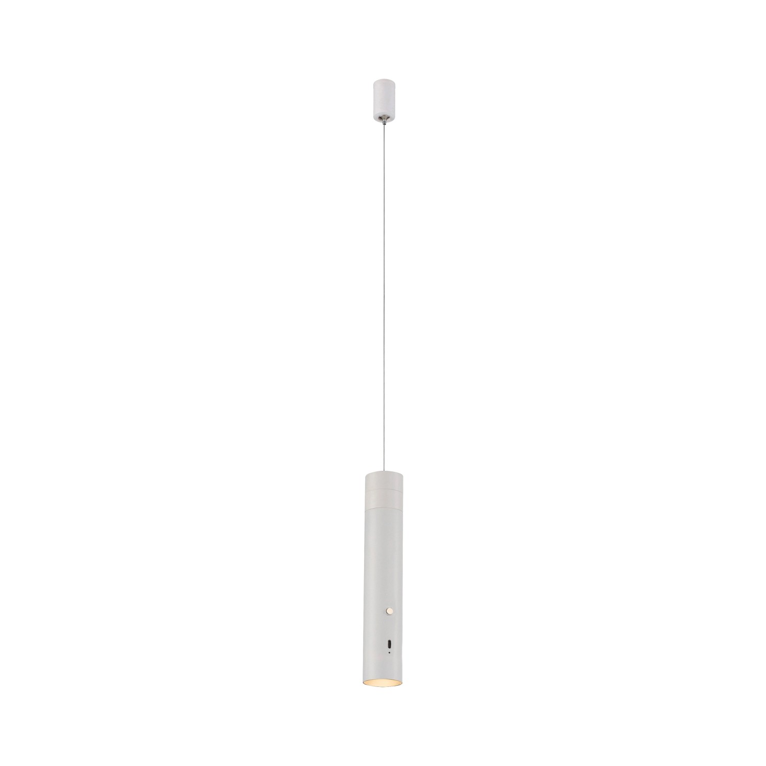 Just Light. LED-Akku-Pendelleuchte Attach Weiß 120 cm x Ø 16 günstig online kaufen