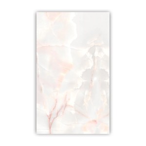 Walllux Duschrückwand Marmor Rose: Helles Alu-Verbundpaneel mit weiß-rosafarbener Marmorierung für Bad & Dusche.