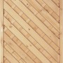 Grüner T&J Sichtschutzzaun Maxi-Diagonal, 90x180cm, Holzzaun für Garten.