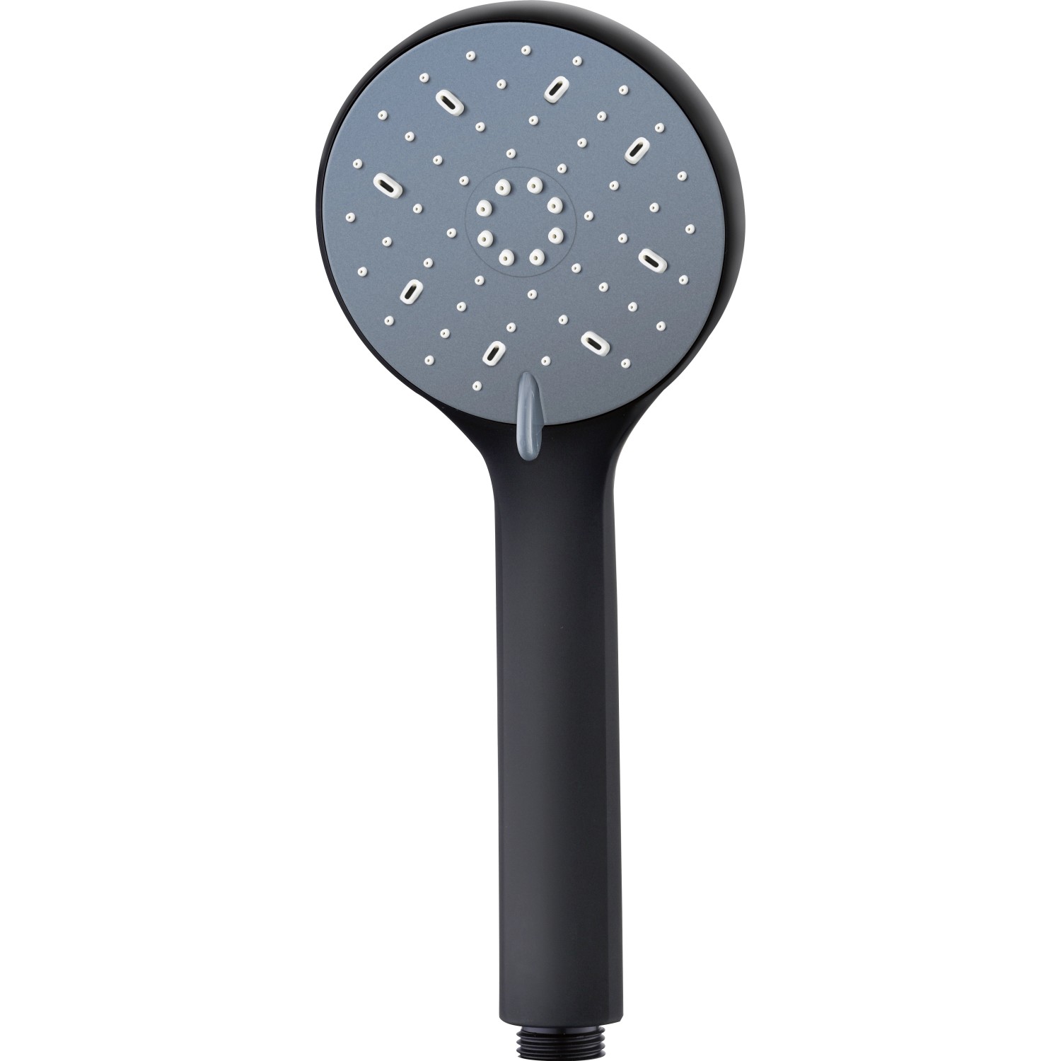 baliv Handbrause im Set, KBS-23.90, schwarz matt, mit Antikalk-Noppen.