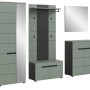 Inn.Furn Garderoben-Set 5-teilig in Salbei und Grau 255 cm Cooper