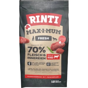 Rinti Hunde-Trockenfutter Max-I-Mum Rind 12 kg
