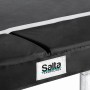 Detailaufnahme: Schwarzer Schutzrand des Salta Trampolin Combo 214x153 cm.