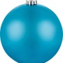 Türkisfarbene Weihnachtskugel, Ø 14 cm, aus Kunststoff für Weihnachtsbaum und Adventskranz.