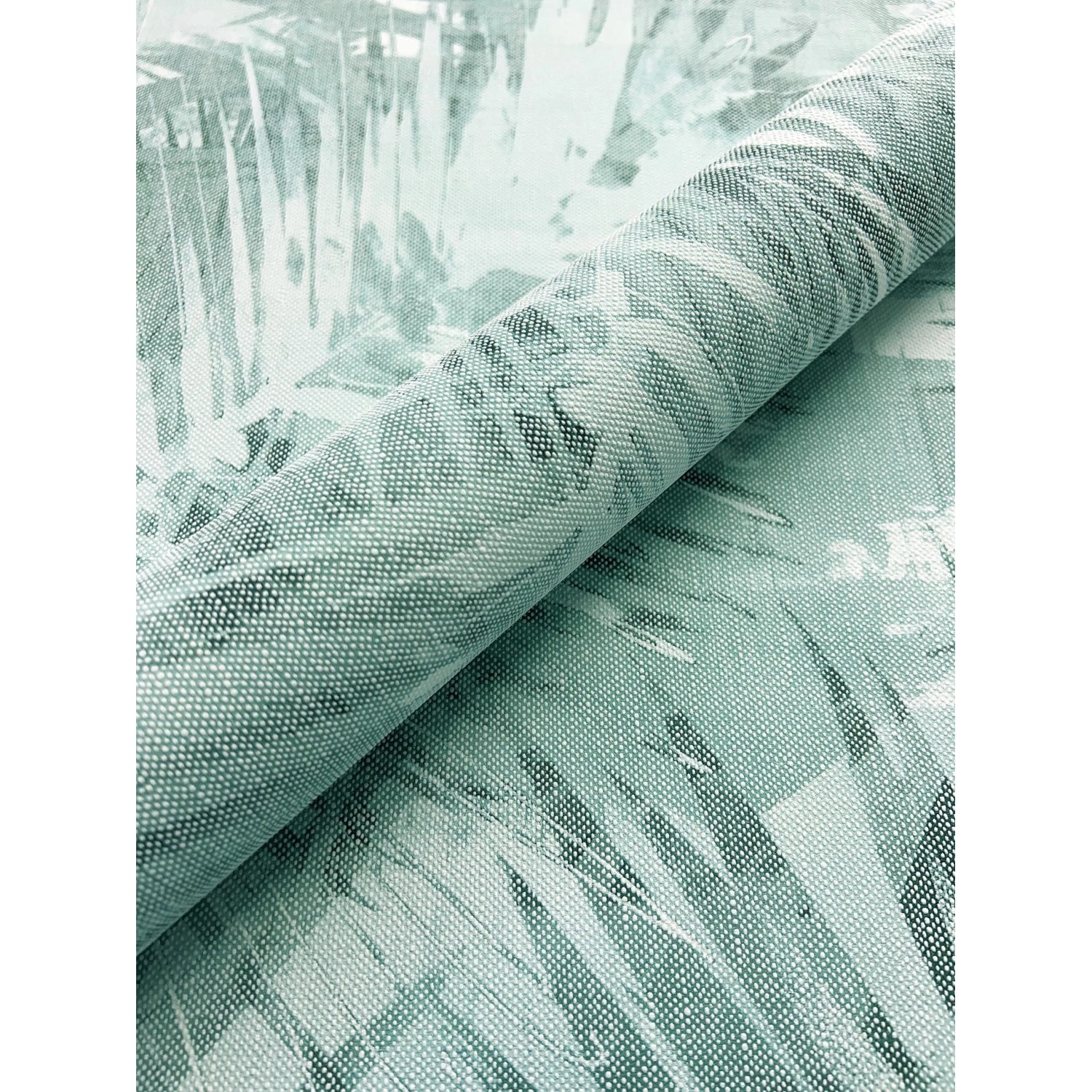 Newroom Vliestapete Zella Teal Dschungel Modern FSC®