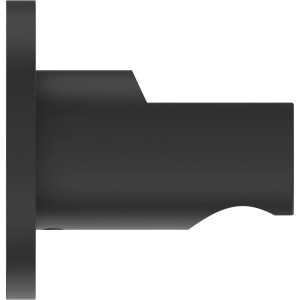 Ideal Standard Brausehalter Idealrain rund, Silk Black. Halterung für Handbrause, runde Rosette.