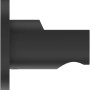 Ideal Standard Brausehalter Idealrain rund, Silk Black. Halterung für Handbrause, runde Rosette.