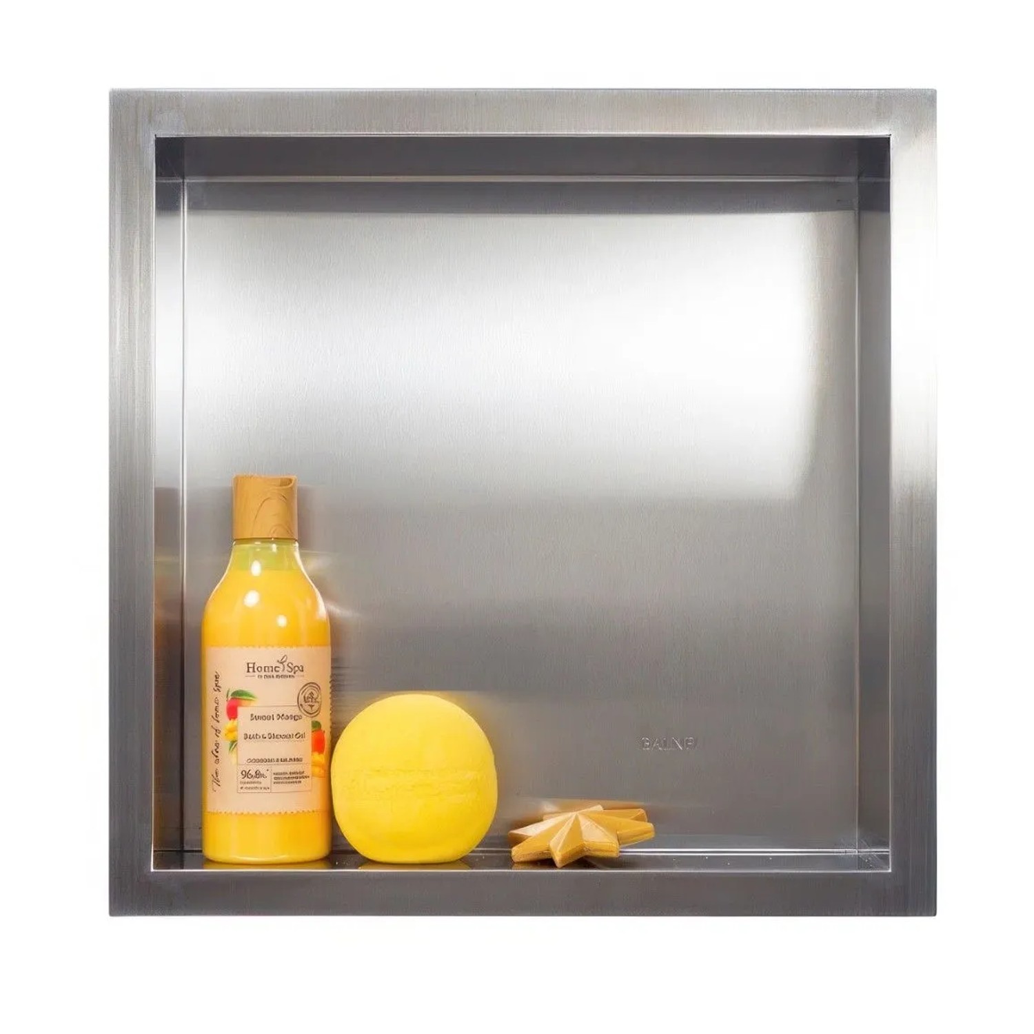 KOLMAN Wandnische 30 x 30 x 10 cm Silber