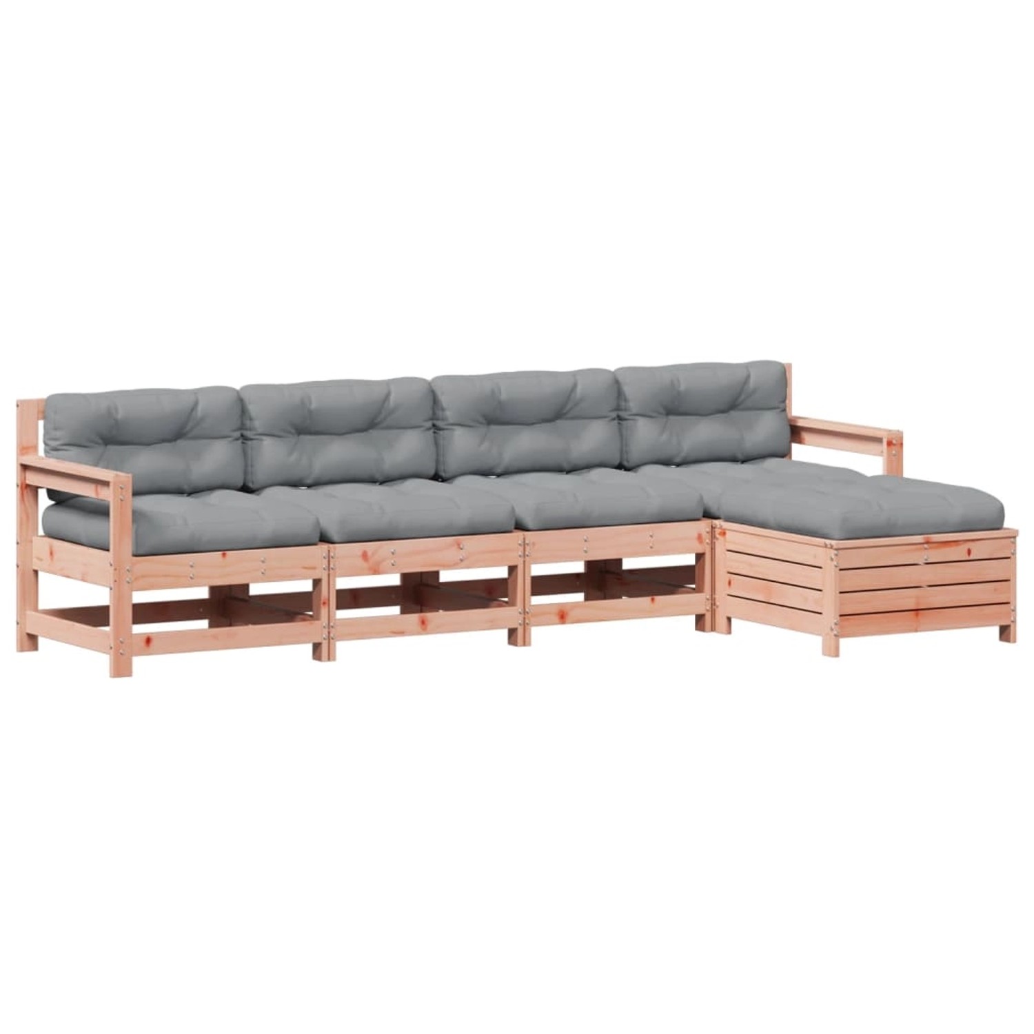 vidaXL 5-Tlg Garten-Lounge-Set mit Kissen Massivholz Douglasie 3250858 günstig online kaufen