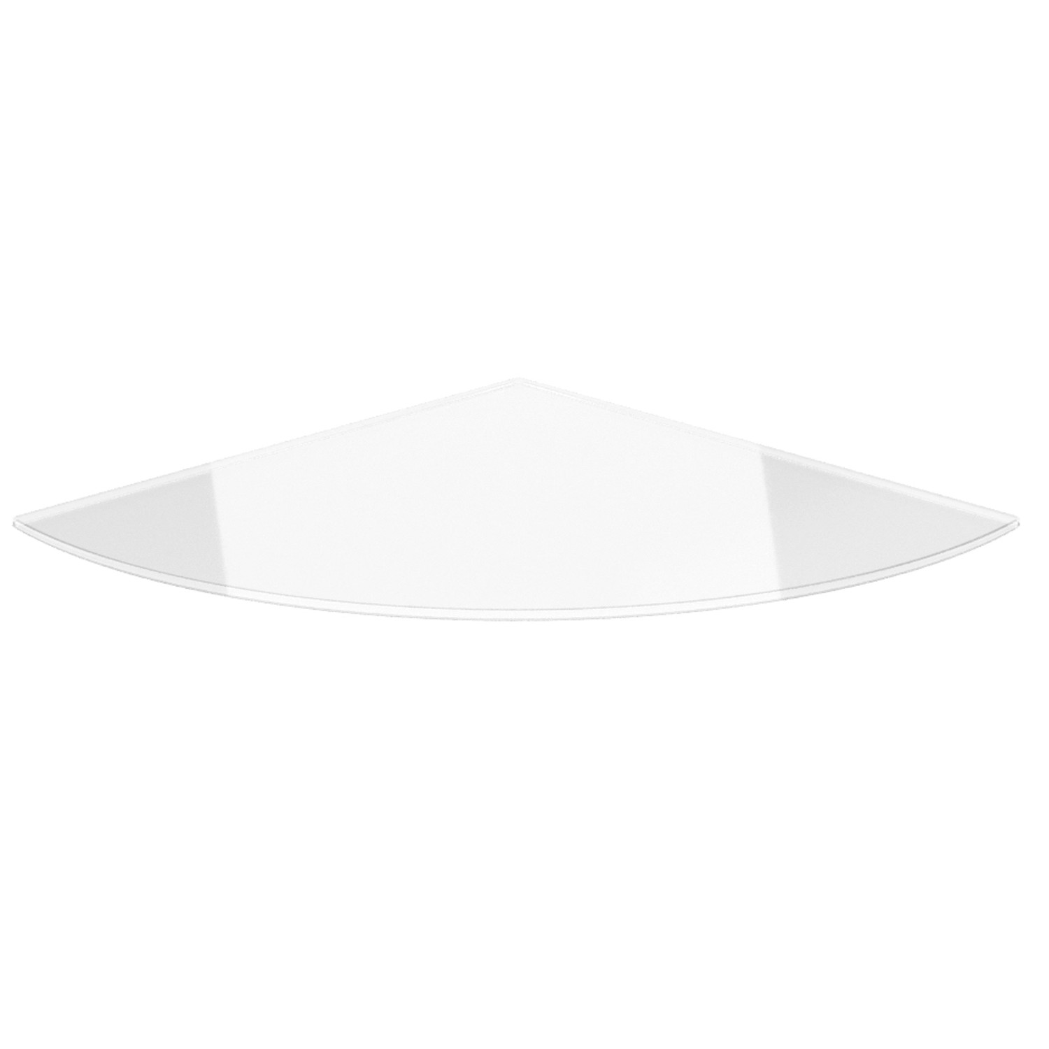 ECOfoxx Funkenschutzplatte Glasbodenplatte Viertelkreis 120x120cm günstig online kaufen