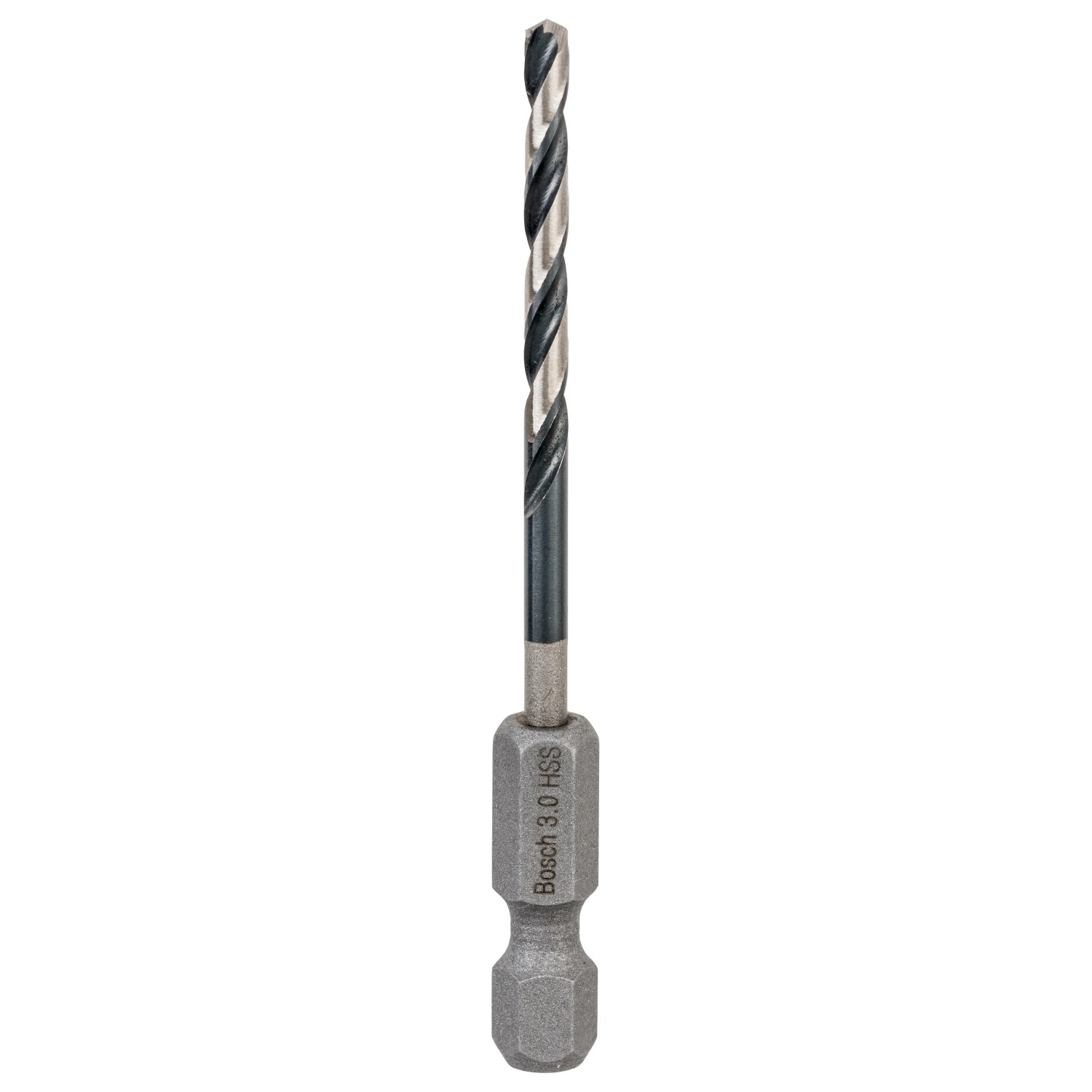 Bosch HSS Spiralbohrer, 3 mm, mit Sechskantschaft für Metallbohrungen.