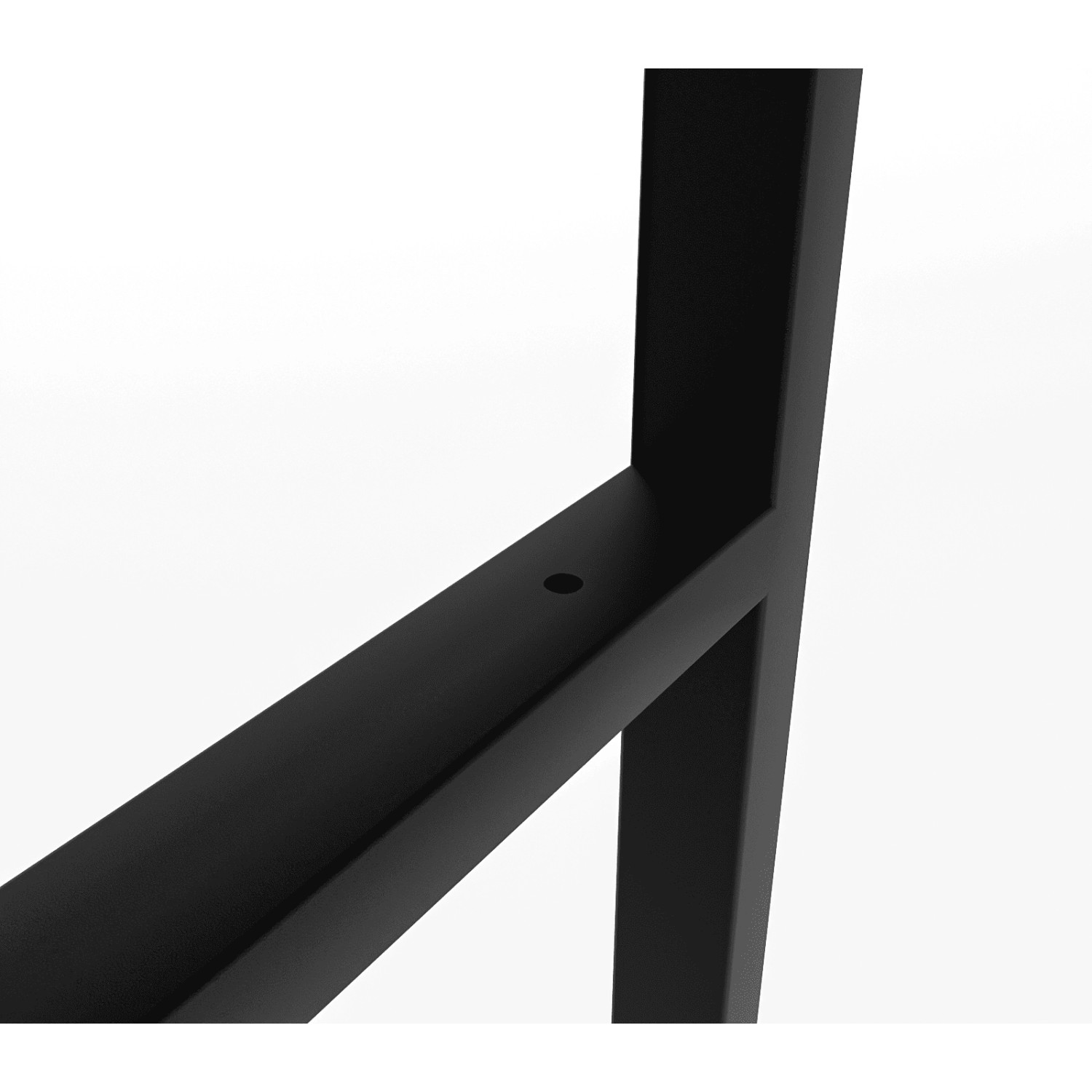 HEVVA Gestell Doppel-Waschtisch NECKAR 30 cm Tief 2er Set Schwarz_6