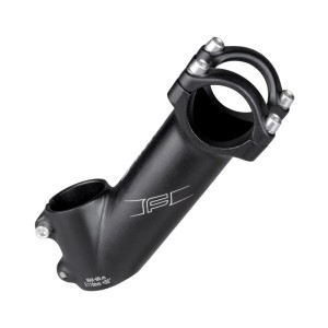 Schwarzer Force Vorbau aus Alu, 31,8/110mm, 35 Grad Winkel für Fahrrad Lenker.