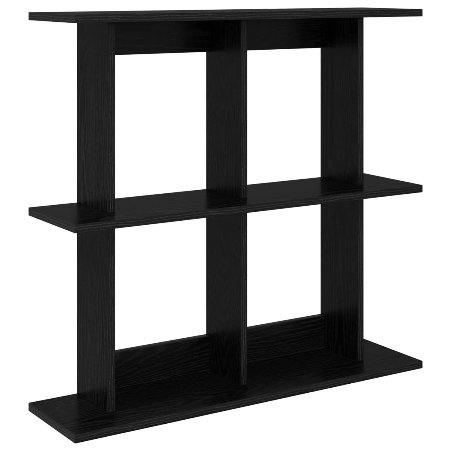 vidaXL Wandregal Wandhalterung Schwarze Eiche 80 x 20 x 75 cm 8012077
