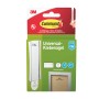 Command Universal Klebenagel Set, 3 Stück, weiß. Zum Aufhängen von Bildern ohne Bohren.