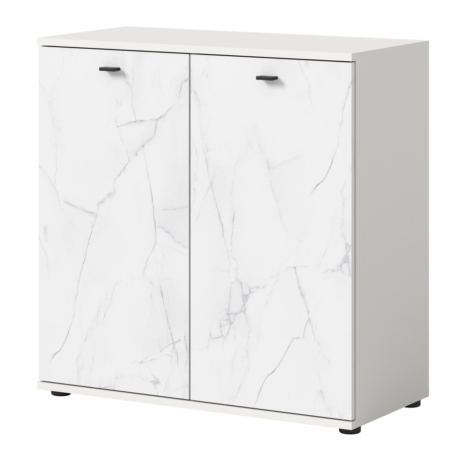 Inn.Furn Kommode in Weiß Marmor 86 x 88 cm Marble günstig online kaufen