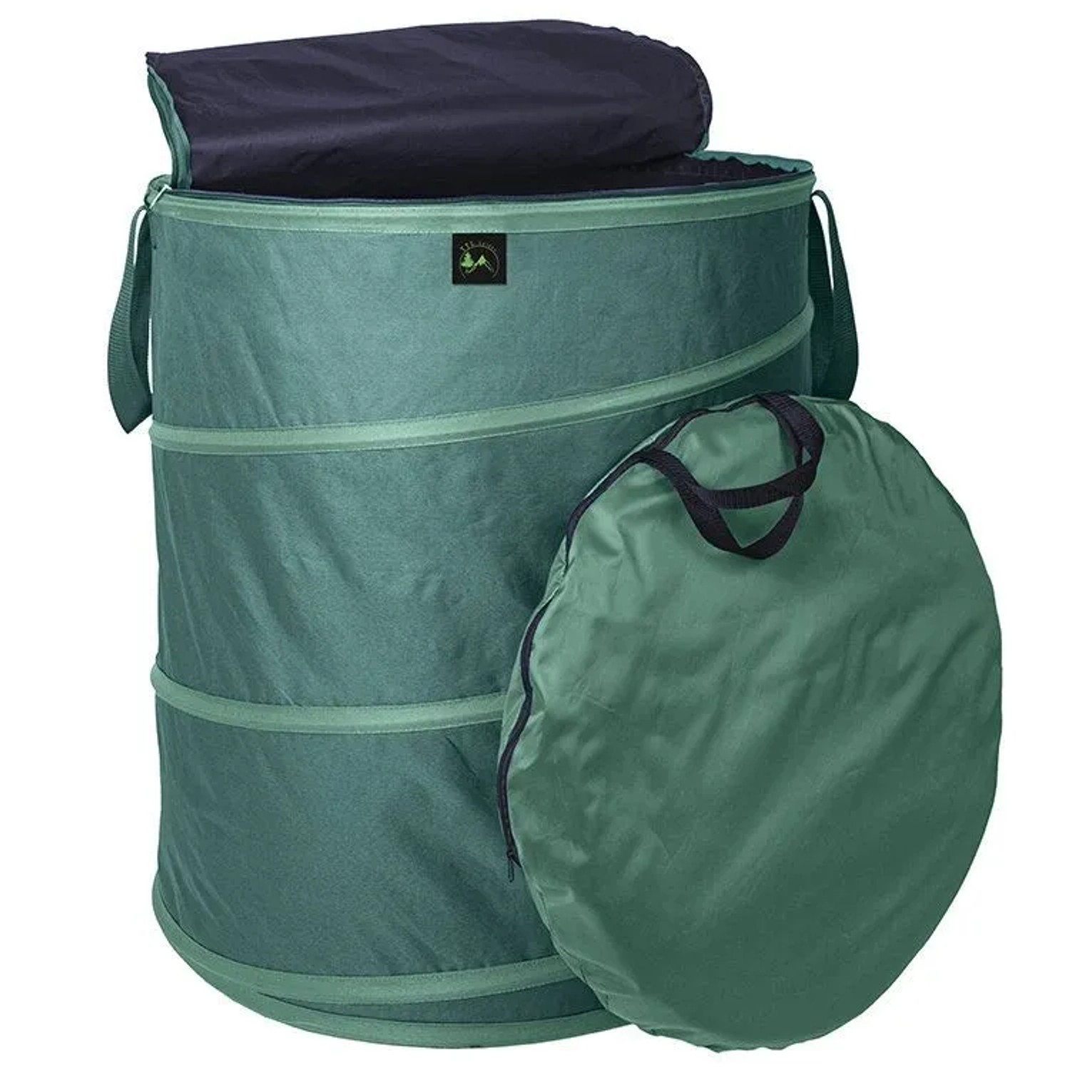TTL GARDEN Pop Up Laubsack DELUXE 270 L – 220 g/qm Gartensack Mit Deckel Tasche Selbststehend Für Laub