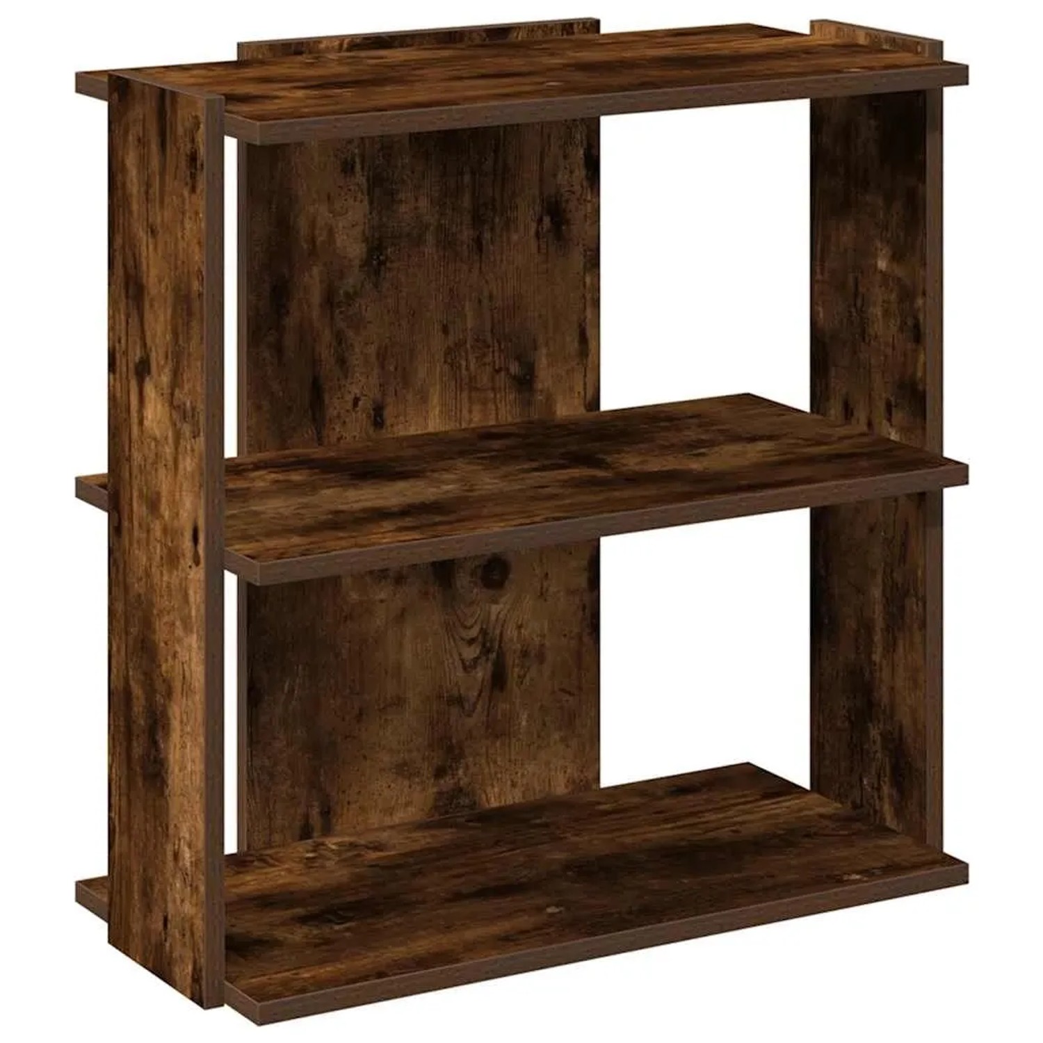 vidaXL Bücherregal 3 Böden Räuchereiche 60x30x60 cm Holzwerkstoff 860251 günstig online kaufen