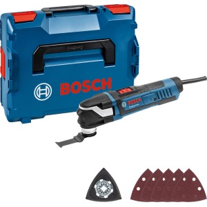 Bosch Professional Multicutter GOP 40-30 im Set mit Zubehör und L-Boxx.