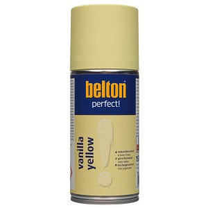 belton Buntlack Perfect Vanilla Yellow, seidenmatt, 150ml Dose.