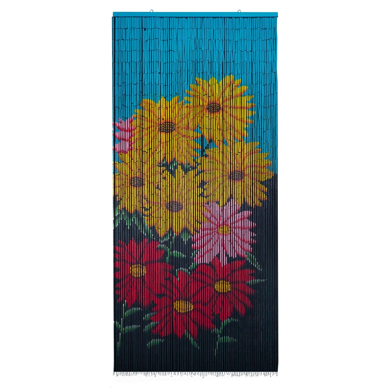Conacord Türvorhang Flowers 90 cm x 200 cm Bambus
