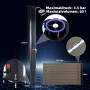 CCLIFE Solardusche Gartendusche 60L mit Kunststoffboden und Handbrause_5