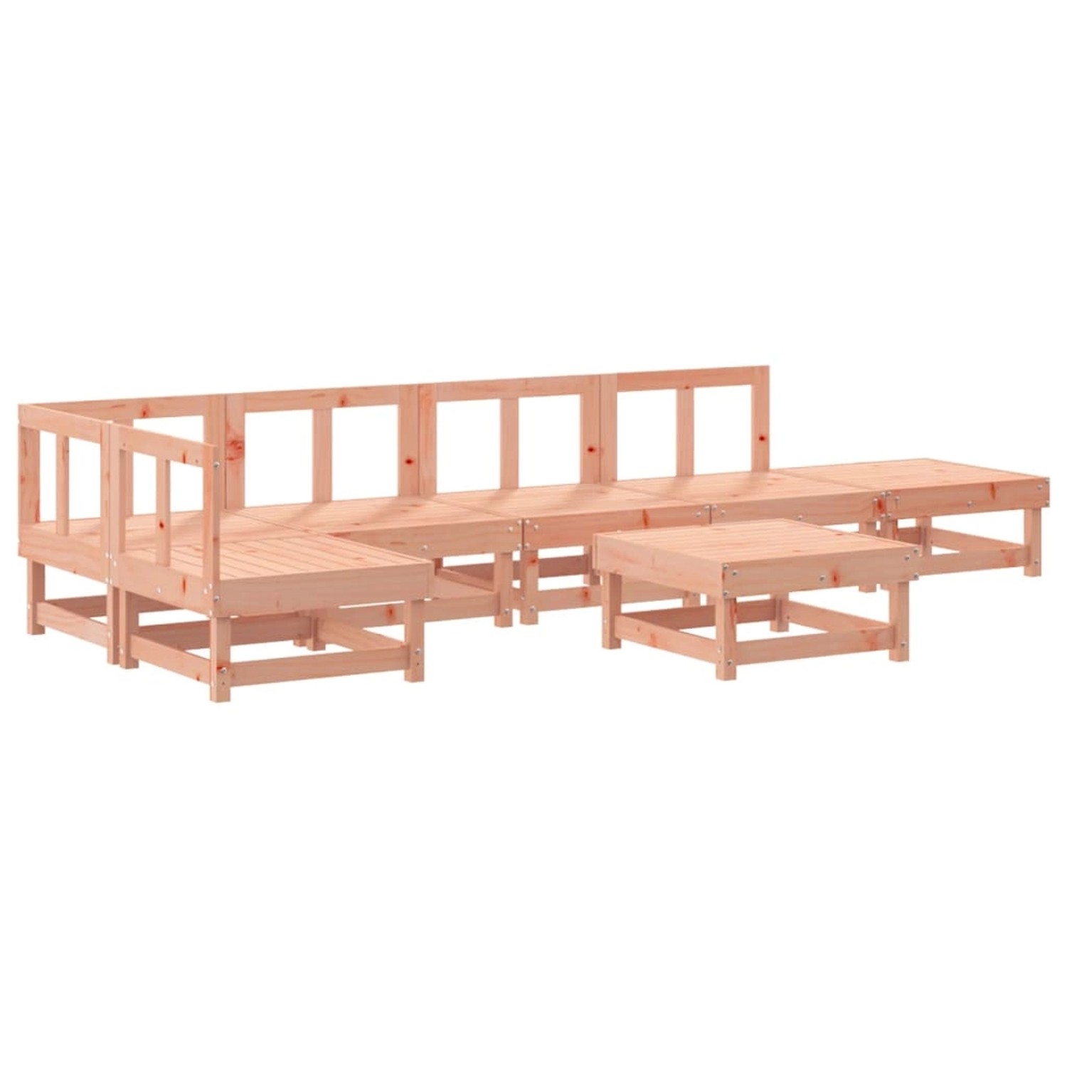vidaXL 7-Tlg Garten-Lounge-Set Massivholz Douglasie 3186513 günstig online kaufen
