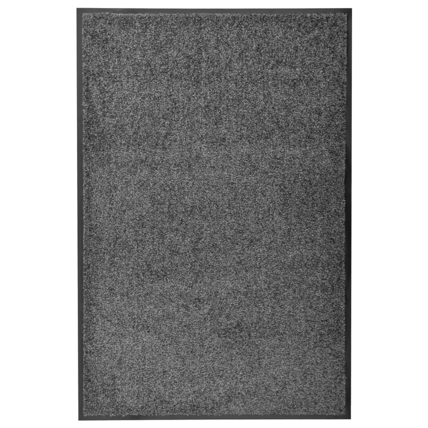 vidaXL Fußmatte Waschbar Anthrazit 60x90 cm 323416