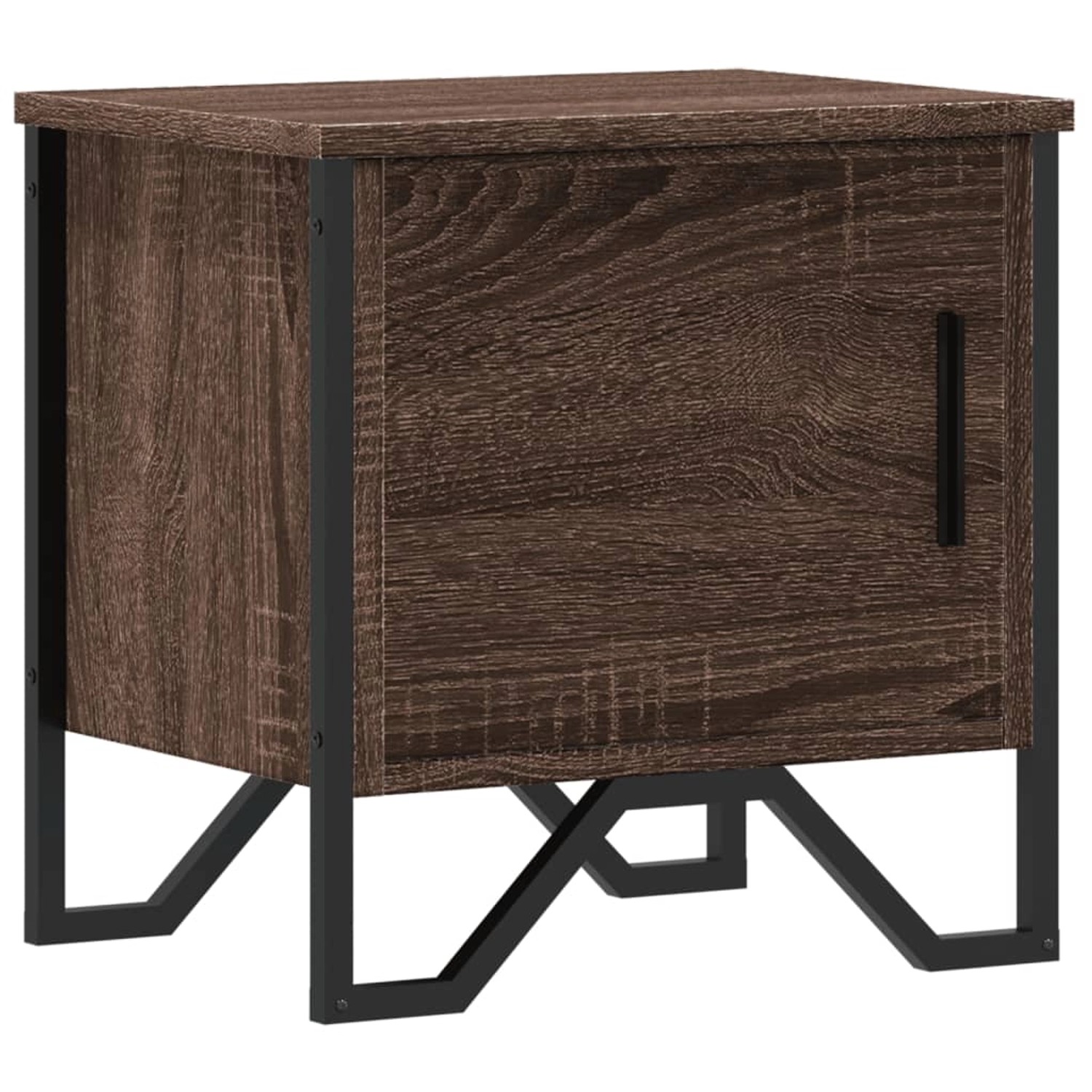 vidaXL Nachttisch Braun Eichen-Optik 40x30x40 cm Holzwerkstoff 848522 günstig online kaufen