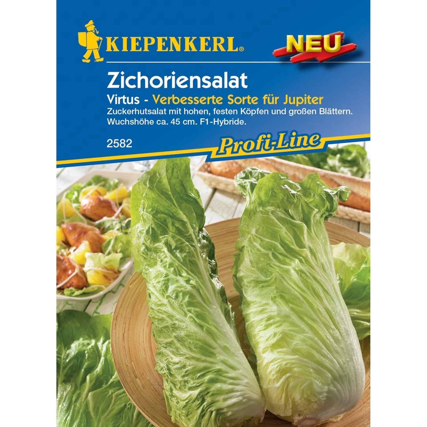 Kiepenkerl Zichoriensalat Virtus F1-Hybride (Cichorium intybus var. foliosu günstig online kaufen