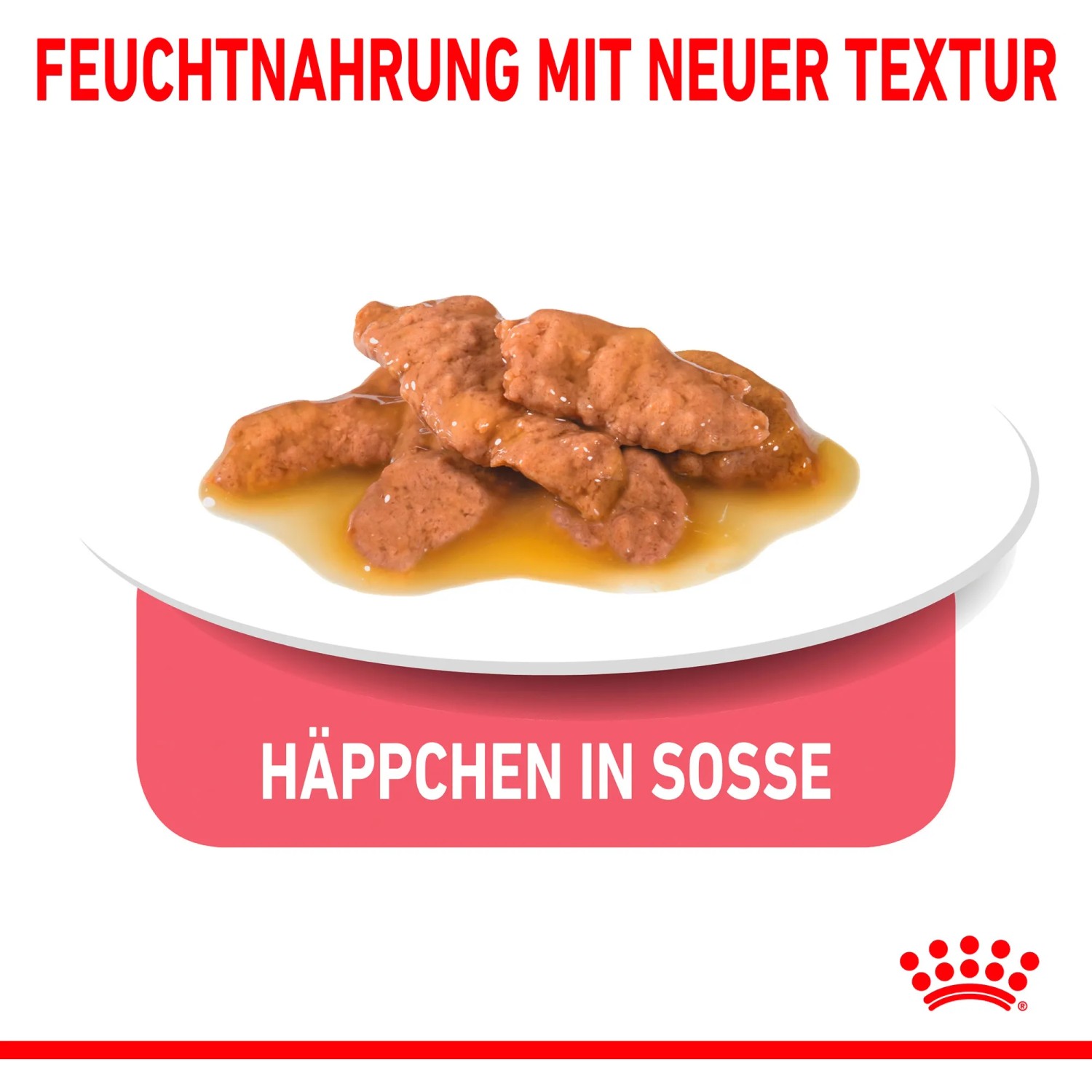 Royal Canin Nassfutter für Wohnungskatzen, Indoor Sterilised in Soße, 85g Portion.