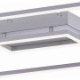Moderne Paul Neuhaus LED-Deckenleuchte Inigo aus Stahl, 53,8x24,2cm, dimmbar.