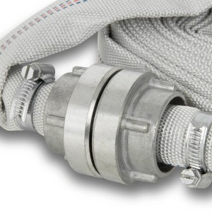 EBERTH Feuerwehrschlauch 1 Zoll, 20m mit Storz-Kupplung.