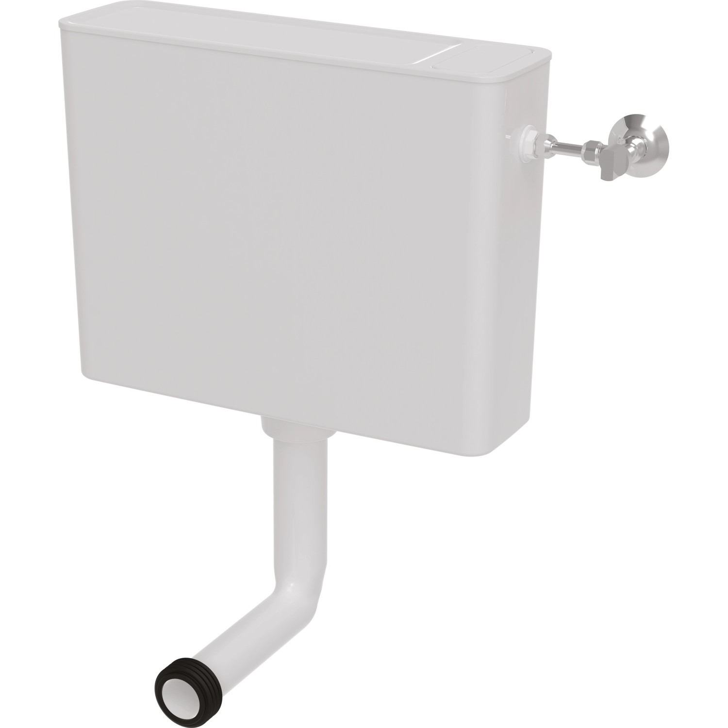 Siamp Spülkasten Tosca mit 2-Mengen-Technik für Stand-WC Kunststoff Weiß günstig online kaufen