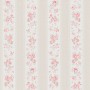 Landhaus Tapete mit Rosen, beige und rosa. Romantische Vliestapete im Vintage Stil.