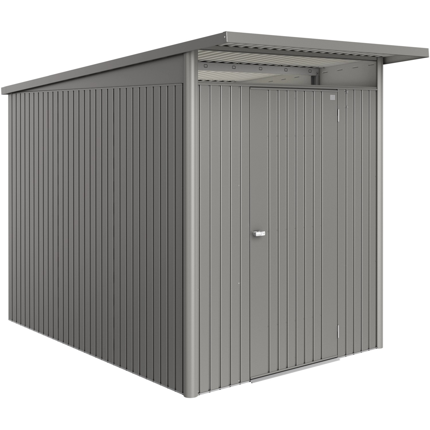 Biohort Gerätehaus Avantgarde Eco Standardtür 209 x 172 x 252 cm Quarzgrau-Met.