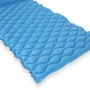 Blaue Bestway Luftmatratze Float'n Roll, 213x86 cm, mit gewellter Oberfläche.