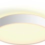 Weiße Philips Hue Deckenleuchte Devere M mit Dimmer, warmweißes Licht.